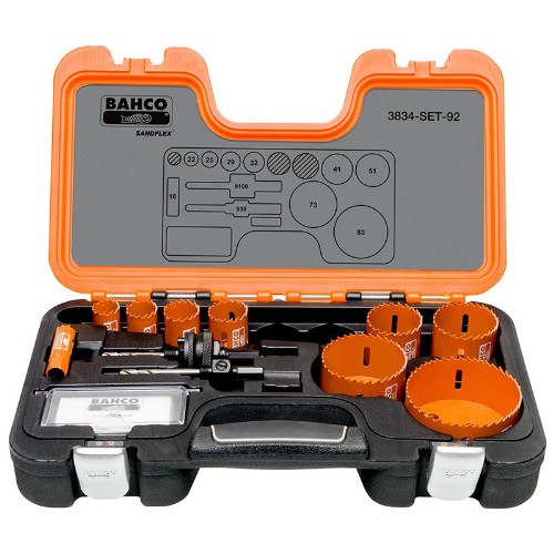 Hålsågsats BAHCO 3834-SET-92 11 delar