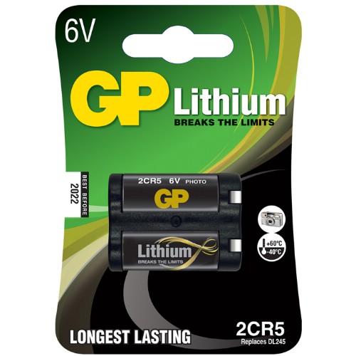 Litiumbatteri GP 6 V 2CR5