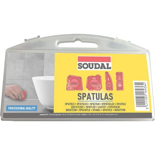 Fugestryker SOUDAL Spatelsett 4 deler