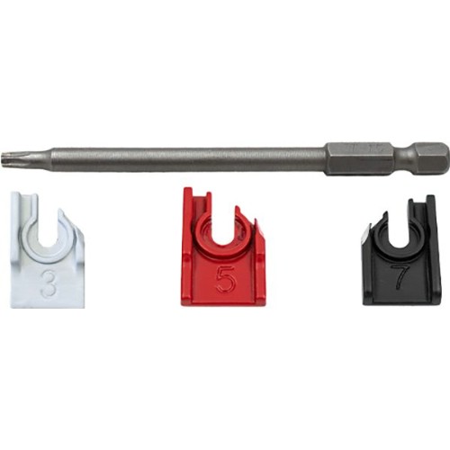 Bits 1/4" Torx EJOT 90 mm med distansekiler T-Deck